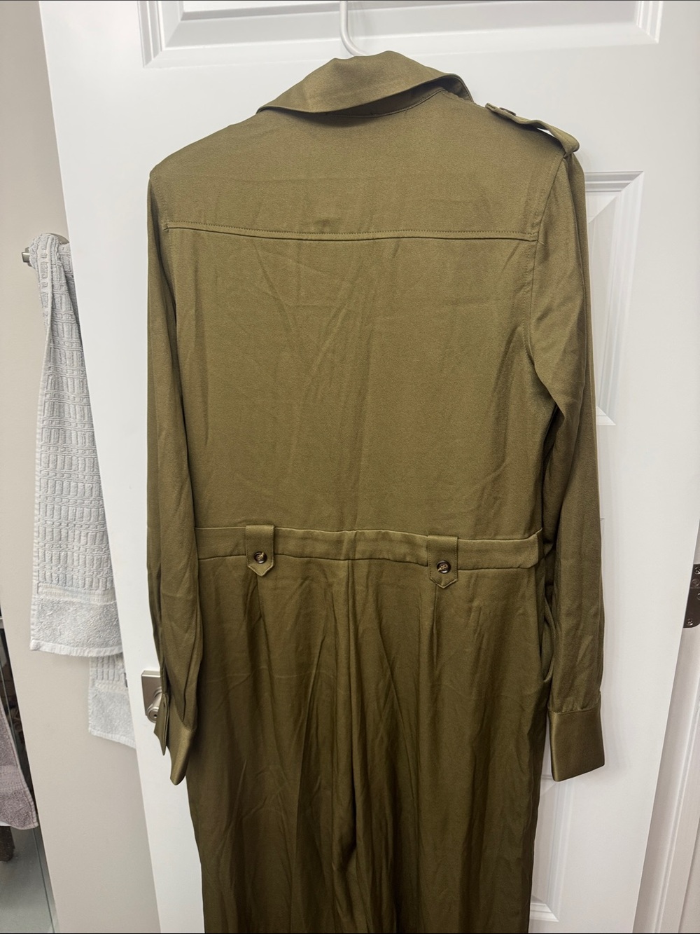 Fashion Nova Olive Green Utility Jumpsuit - Picture 3 of 4